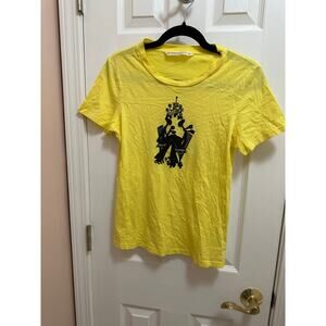 Rebecca Moses Graphic Tee Size L in Yellow